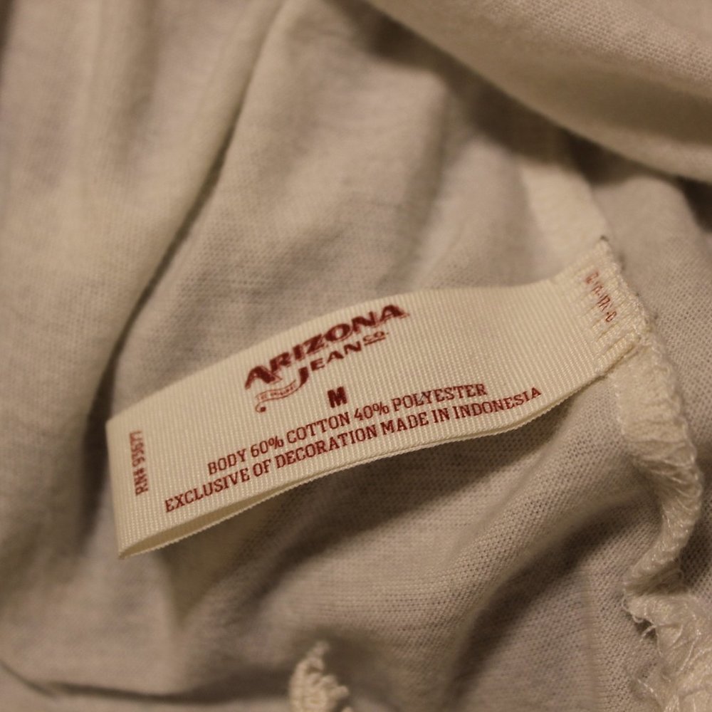 Arizona Jeans White Embroidered Tassels Tank Top - Picture 7 of 7